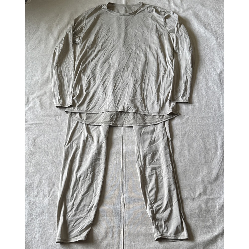 US Army ECWCS Gen III Level 2 Midweight Base Layer Set Sz L Reg Polartec NWOT